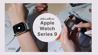 Unbox with me: Apple Watch Series 9 in Starlight ☀️ Daily life in Singapore | Introvert Diaries