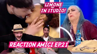 La Limona in Studio! Reaction Amici ep.21