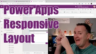 Power Apps Responsive Layout Design - Horizonal and Vertical - Part 1