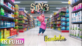 Sing Bamboleo Song | Supermarket Dance | SING Movie 2016 | Gypsy Kings | 4K Ultra FUHD