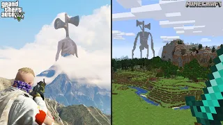 GTA 5 Siren Head vs MINECRAFT Siren Head - Which one best?