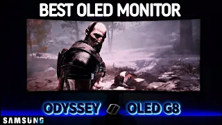 BEST OLED Gaming Monitor! Samsung Odyssey G8 OLED 34" G8 vs G9 OLED Impressions
