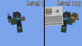 Minecraft clutches level 1 to 100