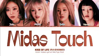 KISS OF LIFE Midas Touch (Перевод на русский) (Color Coded Lyrics)