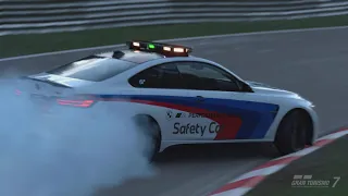 BMW M4 Safety Car drifting at Nurbugring Nordschleife #GT7 #granturismo7