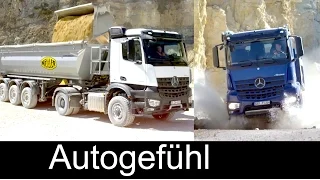 Mercedes Arocs HAD heavy-duty dump trucks 6x6 / 8x8 - Daimler Trucks - Autogefühl