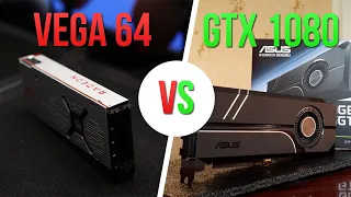 Тест-сравнение Vega64 vs gtx1080 в 2к19