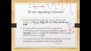 Digital Communication - V19- M-array phase-shift keying (MPSK) & M-array quadrature amplitude (MQAM)