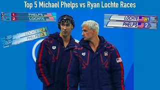 Michael Phelps vs Ryan Lochte: Top 5 Races