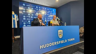 REACTION TO MICHAEL DUFF'S FIRST PRESS CONFERENCE AS HUDDERSFIELD TOWN HEAD COACH