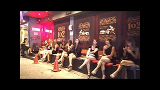 4k Thailand Bangkok Massage Street Walk Around So Many Pretty Masseuses!