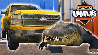 Mason James Finds an Alligator in a Car Wash! 😱🐊🧼 + More Cartoons for Kids 🤩😁 | Matchbox