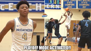 Ace Bailey Hits Full Court Shot & TAKES OVER Playoff Game!