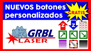 👑🎮🤠GRATIS NUEVOS botones personalizados para LaserGRBL #laserdiodo #grbl #diy