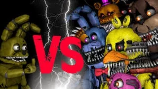 [SFM FNAF] PlushTrap vs Nightmares -Five Nights At Freddys 4