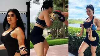 RACHAEL OSTOVICH NEW TRAINING VIDEO | PREPARATION FOR BKFC AGAINST PAIGE VANZANT #SHORTS