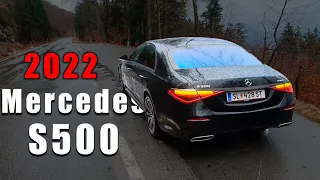 NEW 2022 Mercedes S500 AMG Test DRIVE in DAY/NIGHT/RAIN & SOUND Exhaust 4K POV | by AMGSOLID