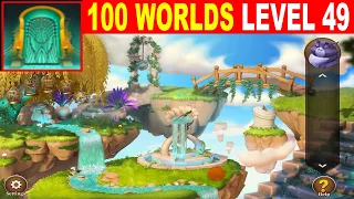 100 Worlds LEVEL 49 Walkthrough - Escape Room Game 100 Worlds Guide