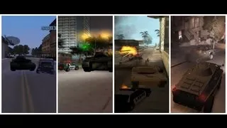 Evolution Of Gta HD: Tanks (GTA's Comparison)