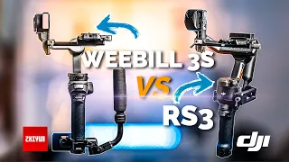 DJI RS3 vs ZHIYUN WEEBILL 3S - Which GIMBAL Should YOU GET?