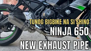 New Exhaust Pipe for my Kawasaki Ninja 650 | JPT Muffler Shop |BadRiderPH