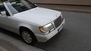 1994 Mercedes-Benz E320 W124 Cabriolet White Blue for sale