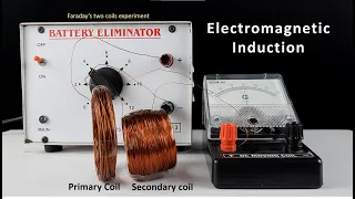 Electromagnetic Induction | Faraday's two coils experiment | Magnetic effects of electric current