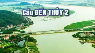 Cầu Bến Thủy 2 bắc qua sông Lam,  kết nối hai tỉnh Nghệ An - Hà Tĩnh