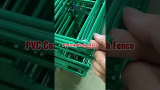 PVC Coated Wire Mesh Fence for Land Enclosure and Road Isolation, Durable Welded Mesh Wire Fencing