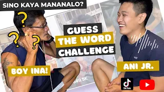 GUESS THE WORDS CHALLENGE WITH D'ANICETOS/7th Vlog