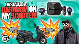 I Finally Put A Dash Cam On My Scooter! Unboxing & Installation Of Vantrue F1 - Yamaha Zuma 125cc