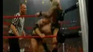 Batista vs Randy Orton Armageddon 2008