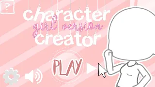 || Character Creator || Gacha Club ||