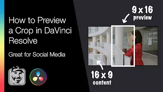 How to Preview a Crop in DaVinci Resolve (Great for Social Media)