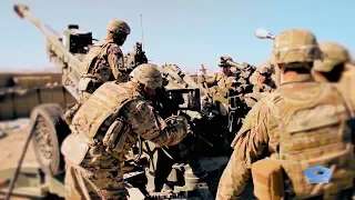 Army Howitzer Crew In Afghanistan