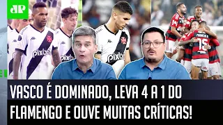 "QUE TRAGÉDIA! O Vasco é FORTÍSSIMO CANDIDATO ao REBAIXAMENTO e..." 4 a 1 do Flamengo É DEBATIDO!