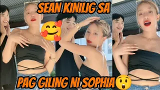 SOPHIA GUMILING SA HARAP NI SEAN😲😲SEAN NAPA WOW