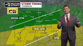 ABC 33/40 weather forecast - Saturday, March 11