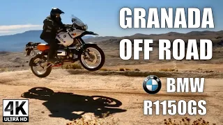 Off Road en moto Sierra Loja | BMW R1150GS | Granada, España 🇪🇸 | 4K | Subtítulos