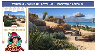 June's Journey - Vol 3 - Chapter 19 - Level 844 - Reservation Lakeside (Complete Gameplay, in order)