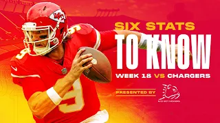 Six Stats to Know for Week 18 | Chiefs vs. Chargers