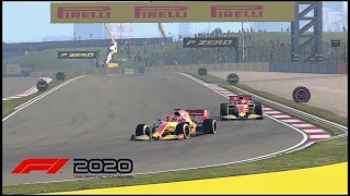 F1 2020 MODO MY TEAM #92 (CHINA):ESSA CORRIDA FOI UMA M