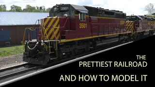 The Prettiest Railroad To Railfan and How To Model It.