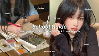 ULTIMATE BACK TO SCHOOL GUIDE ✨ hairstyles, makeup, friends, study tips, school essentials