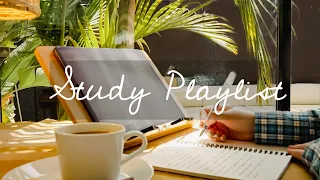 🌴 4-HOUR STUDY MUSIC PLAYLIST/ Relaxing Lofi/ Deep Focus Pomodoro Timer/Study With Me/STAY MOTIVATED