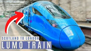 Riding UK's HIGH SPEED Lumo TRAIN from Edinburgh to London (200km/h)🇬🇧