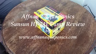 Basic Aquaponics - Sunsun HJ-741 Pump Review