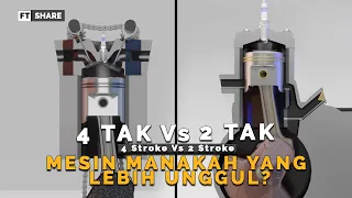 Mesin 4 Stroke vs 2 Stroke | MANAKAH YANG LEBIH UNGGUL? ( 2 Tak Vs 4 Tak)