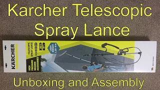 Karcher High Pressure Telescopic Spray Lance - Unboxing and Assembly