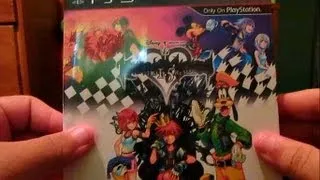Unboxing KINGDOM HEARTS HD 1.5 ReMIX, Art book and 5 Dynamic Themes!!